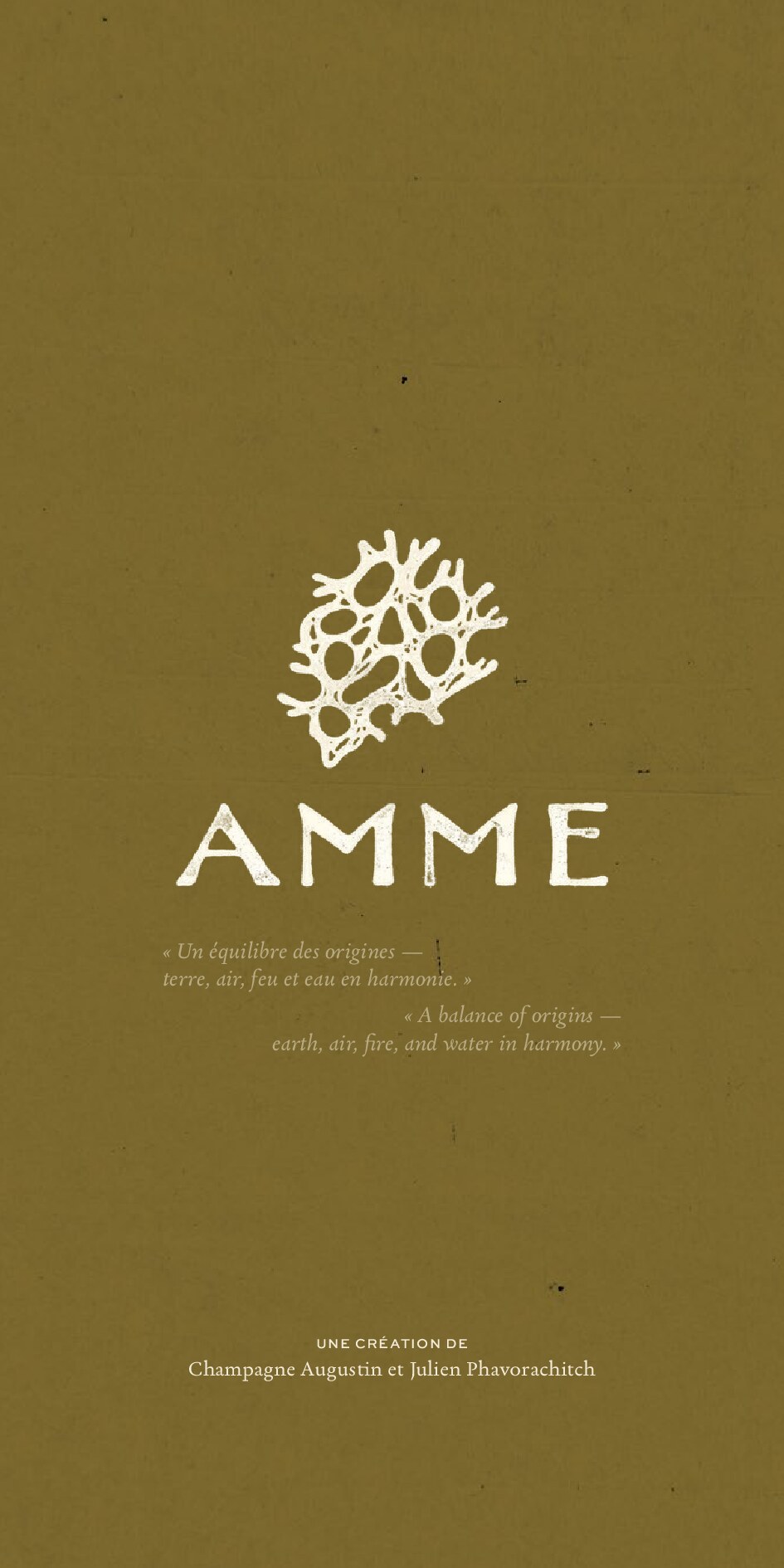 Menu Quatre &Eacute;l&eacute;ments &mdash; ambiance olive
